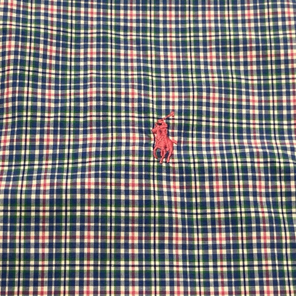Vintage Ralph Lauren Classic Fit Multi Colorful Button Down Shirt Size L Preppy - Picture 6 of 12